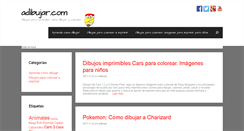 Desktop Screenshot of adibujar.com